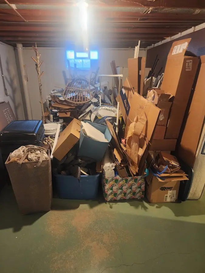 Roll-off dumpster container at job site for Yard Waste Dumpster Rental in Hyattsville